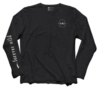 Forever Wild Long Sleeve - Charcoal Gray